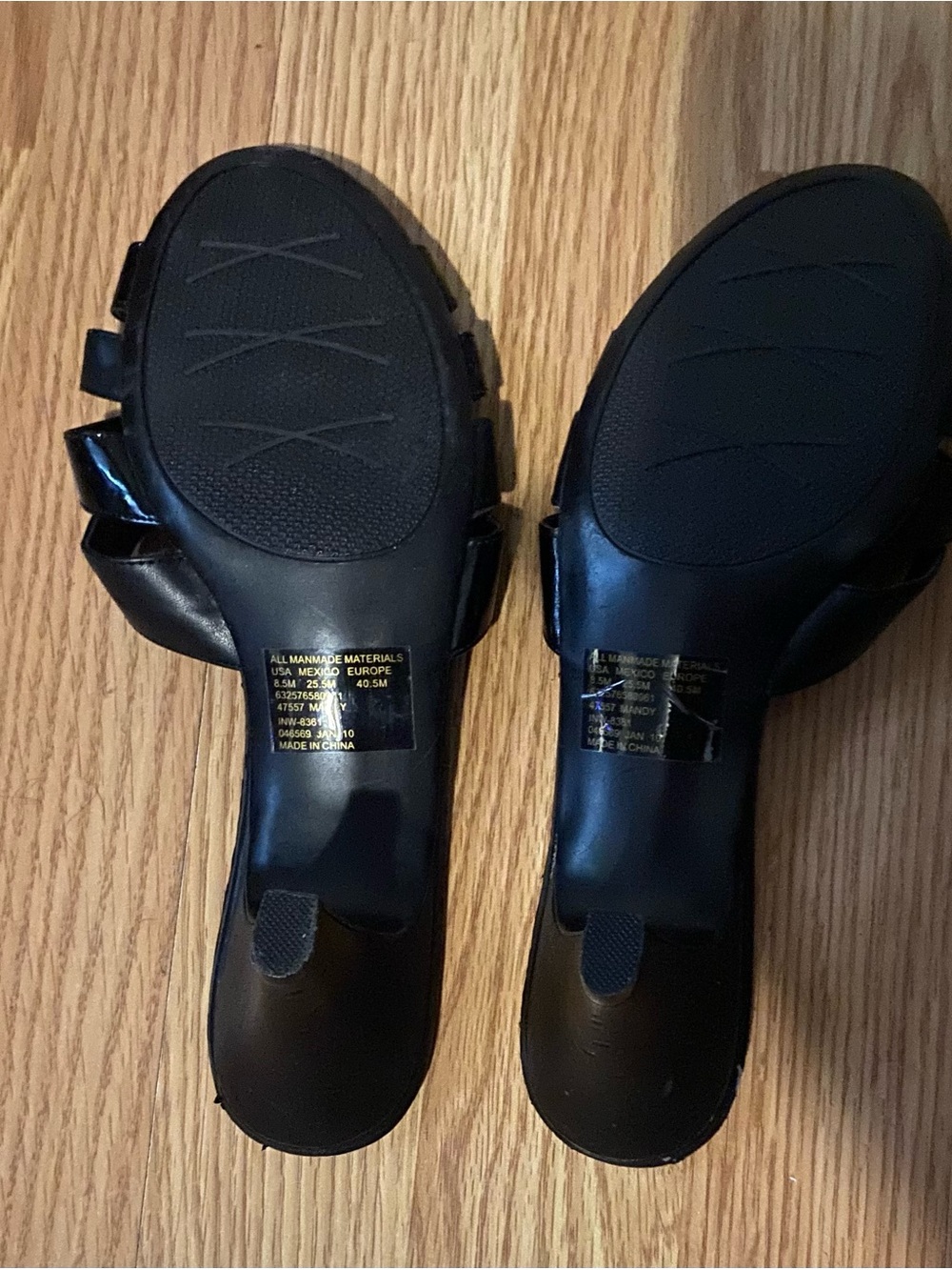 Covington Black Knot-Front Slide Mules - Picture 4 of 4